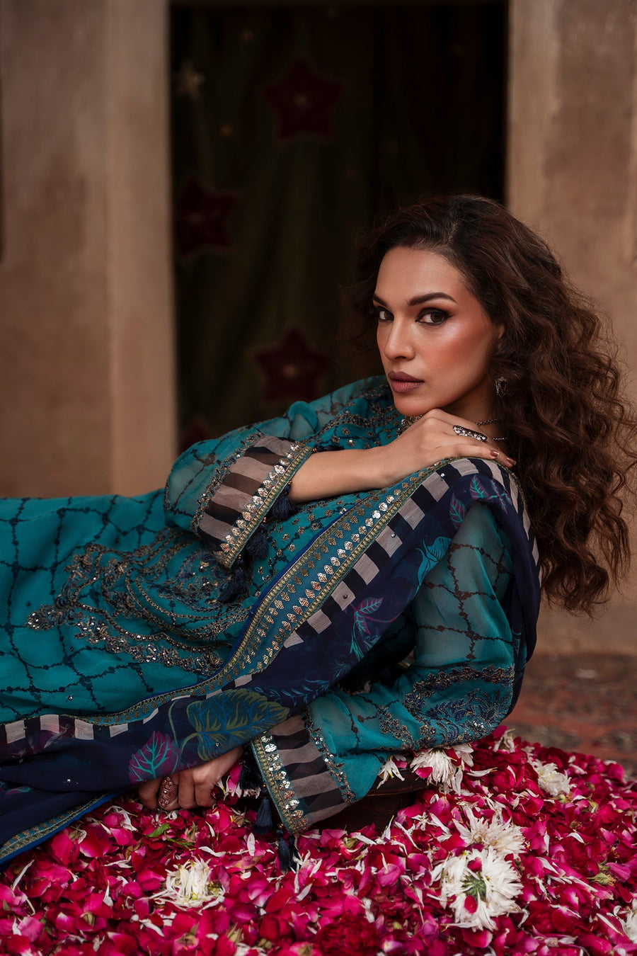 Charizma Vasal Vol-01 Embroidered Chiffon Unstitched 3Pc Suit VSL6-05