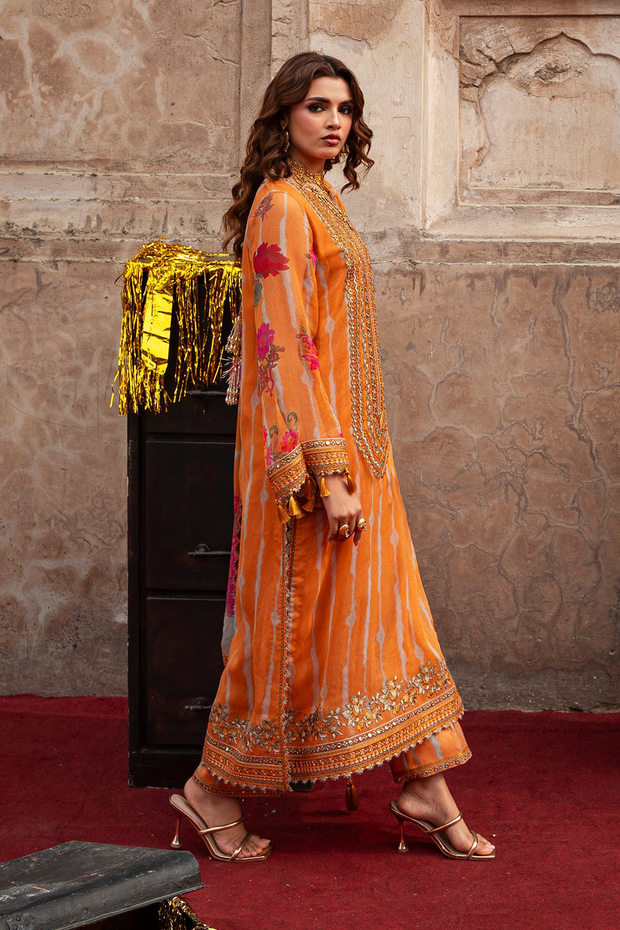 Charizma Vasal Vol-01 Embroidered Chiffon Unstitched 3Pc Suit VSL6-08