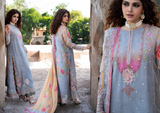 Charizma Vasal Embroidered Luxury Chiffon Unstitched 3Pc Suit VSLW6-03