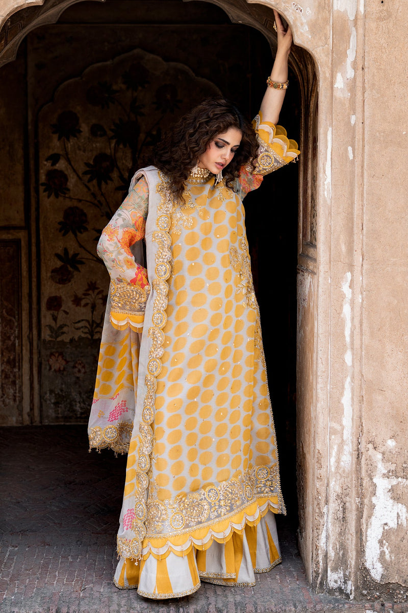 Charizma Vasal Embroidered Luxury Chiffon Unstitched 3Pc Suit VSLW6-10