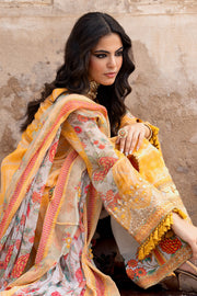 Charizma Vasal Embroidered Luxury Chiffon Unstitched 3Pc Suit VSLW6-09
