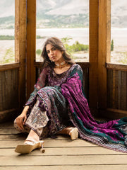 Charizma Vasal Embroidered Luxury Chiffon Unstitched 3Pc Suit VSLW6-12