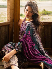 Charizma Vasal Embroidered Luxury Chiffon Unstitched 3Pc Suit VSLW6-12