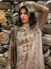 Charizma Vasal Embroidered Luxury Chiffon Unstitched 3Pc Suit VSLW6-13