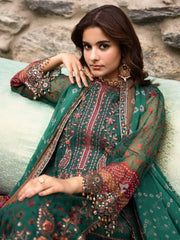 Charizma Vasal Embroidered Luxury Chiffon Unstitched 3Pc Suit VSLW6-14