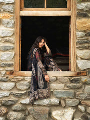 Charizma Vasal Embroidered Luxury Chiffon Unstitched 3Pc Suit VSLW6-15