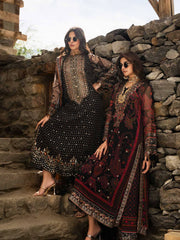 Charizma Vasal Embroidered Luxury Chiffon Unstitched 3Pc Suit VSLW6-15