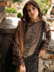 Charizma Vasal Embroidered Luxury Chiffon Unstitched 3Pc Suit VSLW6-15