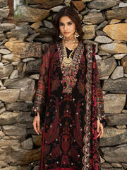 Charizma Vasal Embroidered Luxury Chiffon Unstitched 3Pc Suit VSLW6-16