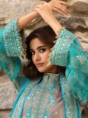 Charizma Vasal Embroidered Luxury Chiffon Unstitched 3Pc Suit VSLW6-17