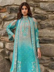 Charizma Vasal Embroidered Luxury Chiffon Unstitched 3Pc Suit VSLW6-17