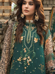 Charizma Vasal Embroidered Luxury Chiffon Unstitched 3Pc Suit VSLW6-18