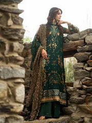 Charizma Vasal Embroidered Luxury Chiffon Unstitched 3Pc Suit VSLW6-18