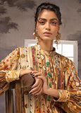 Gul Ahmed Printed Linen Unstitched 2Pc Suit VT-42007