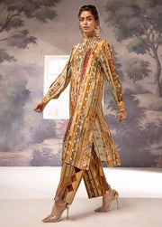Gul Ahmed Printed Linen Unstitched 2Pc Suit VT-42007