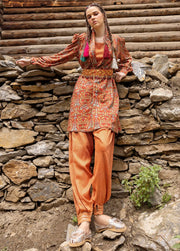 Gul Ahmed Printed Linen Unstitched 2Pc Suit VT-42008