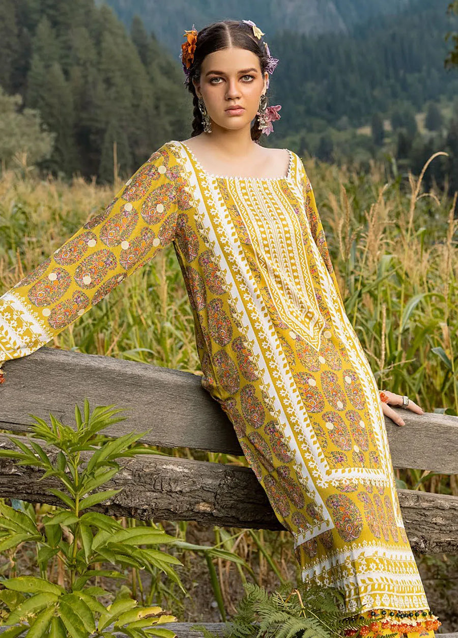 Gul Ahmed Printed Cotail Unstitched 2Pc Suit VT-42009