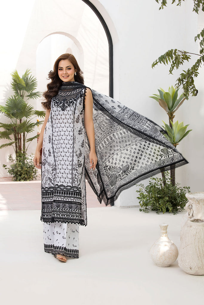 Sobia Nazir Vital Embroidered Lawn Unstitched 3Pc Suit VT25-10A