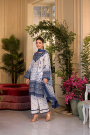 Sobia Nazir Vital Embroidered Lawn Unstitched 3Pc Suit VT25-10B