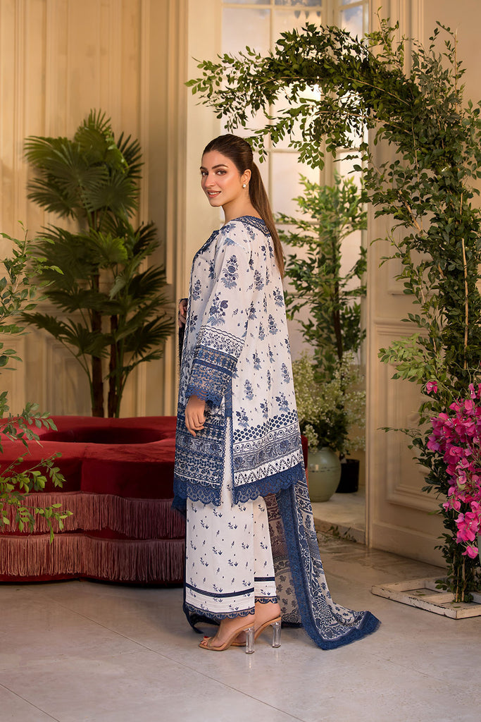 Sobia Nazir Vital Embroidered Lawn Unstitched 3Pc Suit VT25-10B