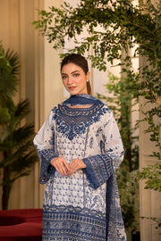 Sobia Nazir Vital Embroidered Lawn Unstitched 3Pc Suit VT25-10B