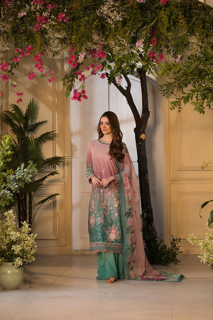 Sobia Nazir Vital Embroidered Lawn Unstitched 3Pc Suit VT25-11A