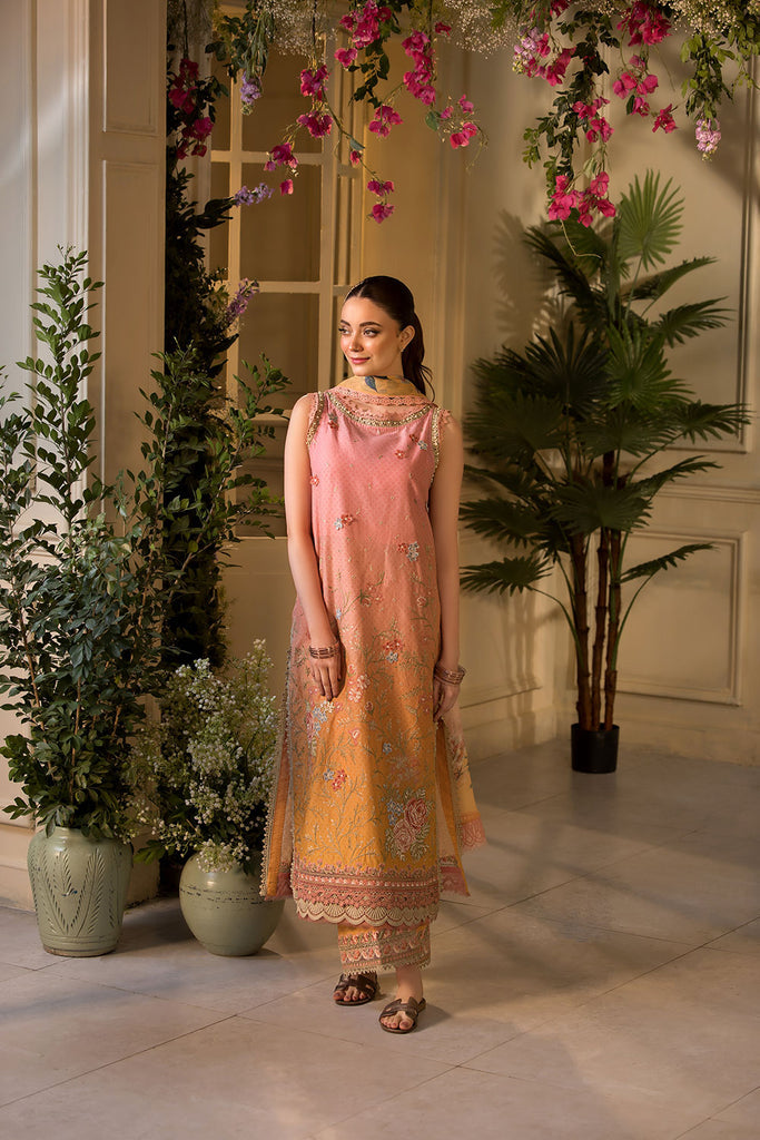 Sobia Nazir Vital Embroidered Lawn Unstitched 3Pc Suit VT25-11B