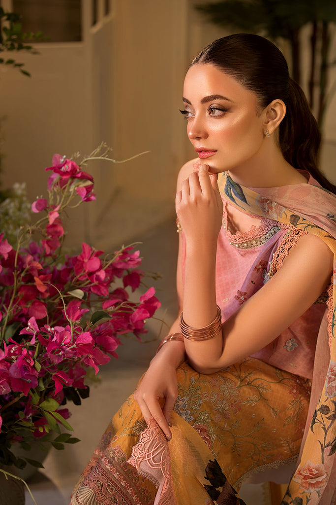 Sobia Nazir Vital Embroidered Lawn Unstitched 3Pc Suit VT25-11B