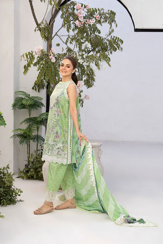 Sobia Nazir Vital Embroidered Lawn Unstitched 3Pc Suit VT25-12A