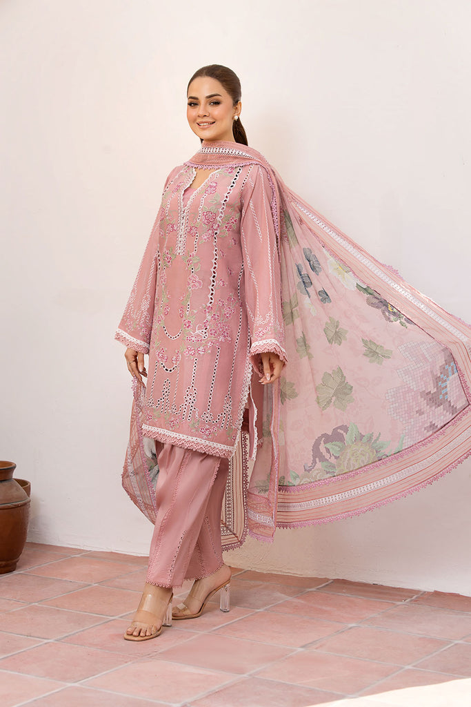 Sobia Nazir Vital Embroidered Lawn Unstitched 3Pc Suit VT25-02A