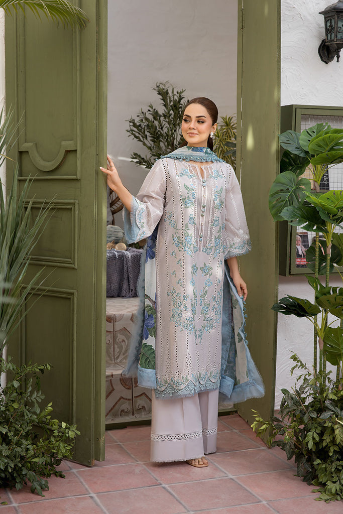 Sobia Nazir Vital Embroidered Lawn Unstitched 3Pc Suit VT25-02B
