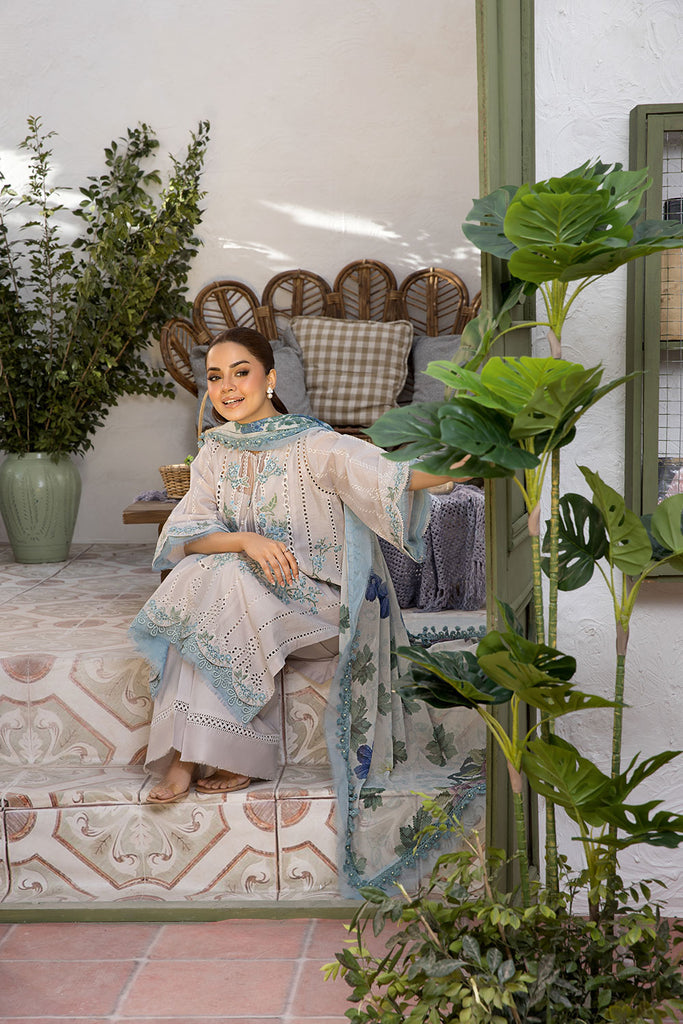 Sobia Nazir Vital Embroidered Lawn Unstitched 3Pc Suit VT25-02B
