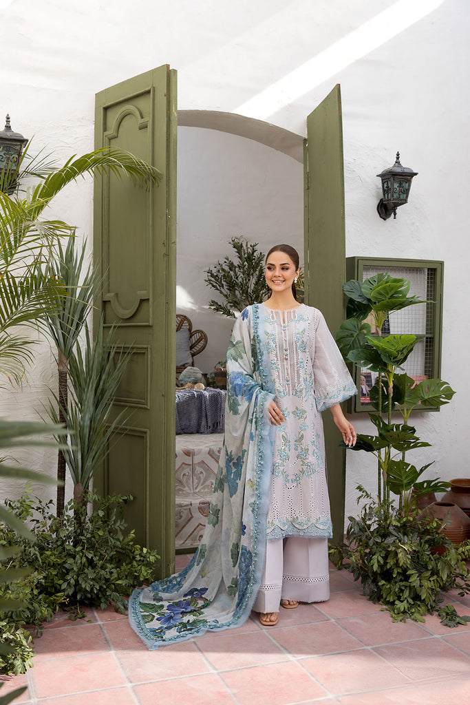 Sobia Nazir Vital Embroidered Lawn Unstitched 3Pc Suit VT25-02B