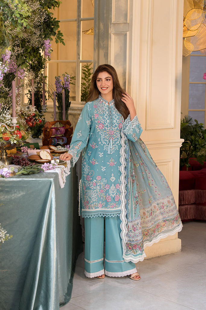 Sobia Nazir Vital Embroidered Lawn Unstitched 3Pc Suit VT25-03A