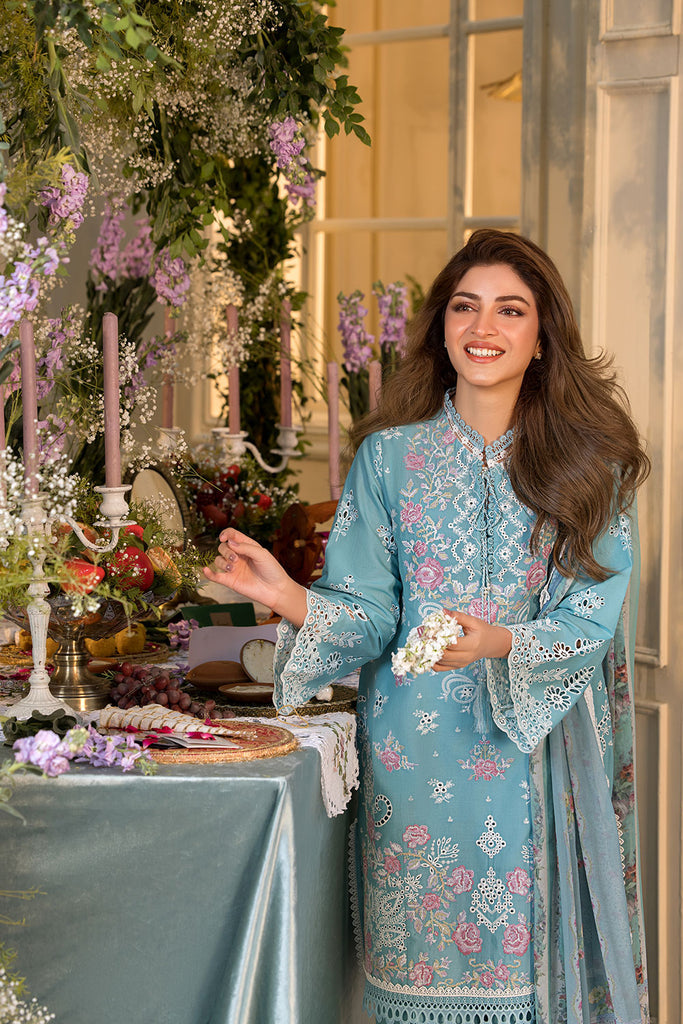Sobia Nazir Vital Embroidered Lawn Unstitched 3Pc Suit VT25-03A