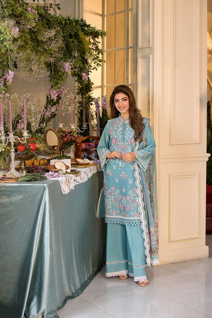 Sobia Nazir Vital Embroidered Lawn Unstitched 3Pc Suit VT25-03A