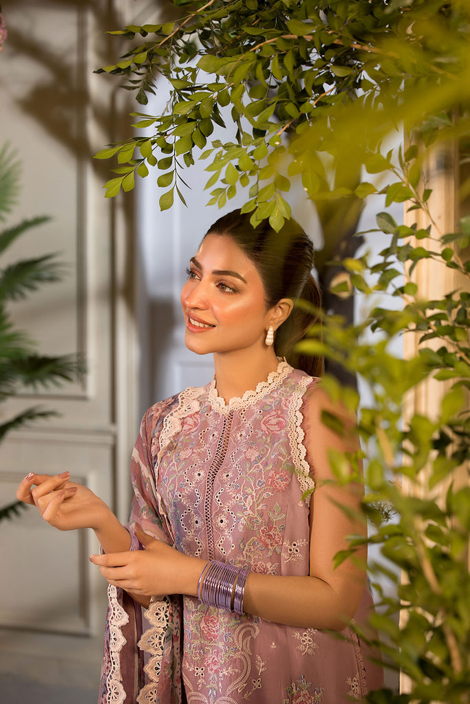 Sobia Nazir Vital Embroidered Lawn Unstitched 3Pc Suit VT25-03B