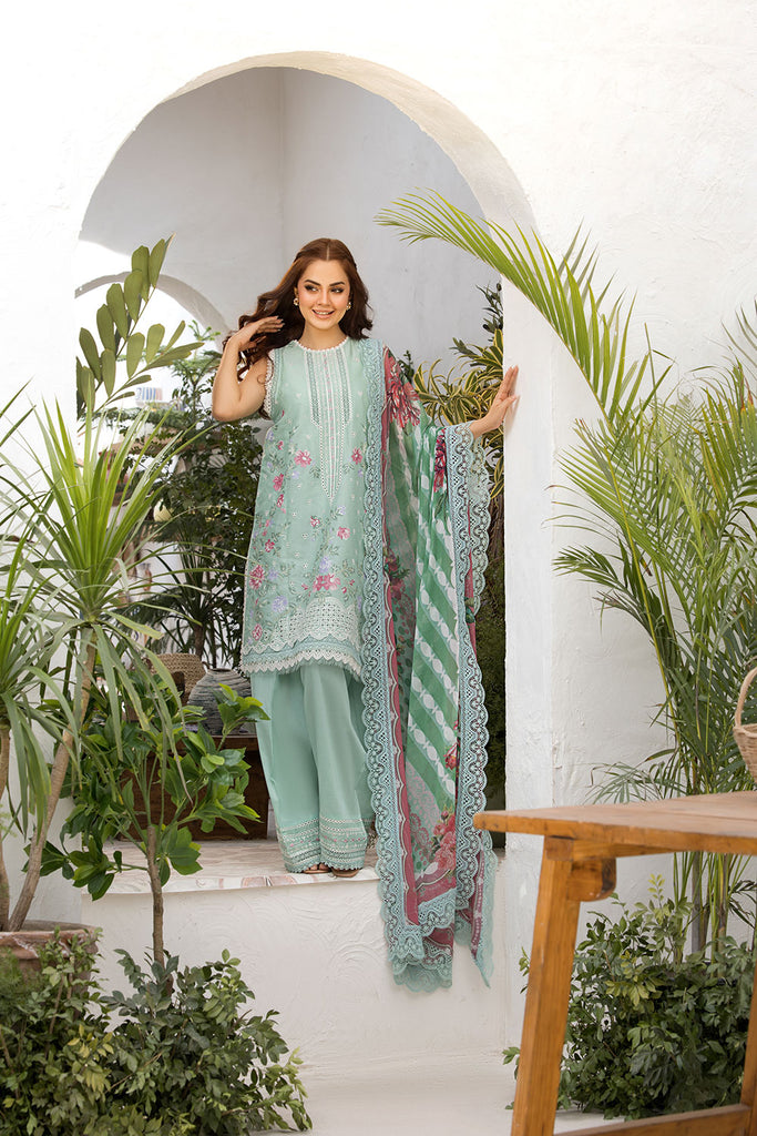 Sobia Nazir Vital Embroidered Lawn Unstitched 3Pc Suit VT25-04B