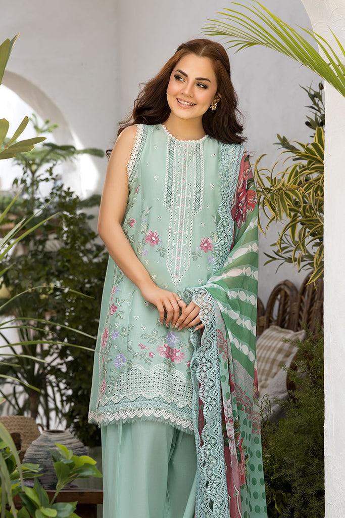 Sobia Nazir Vital Embroidered Lawn Unstitched 3Pc Suit VT25-04B