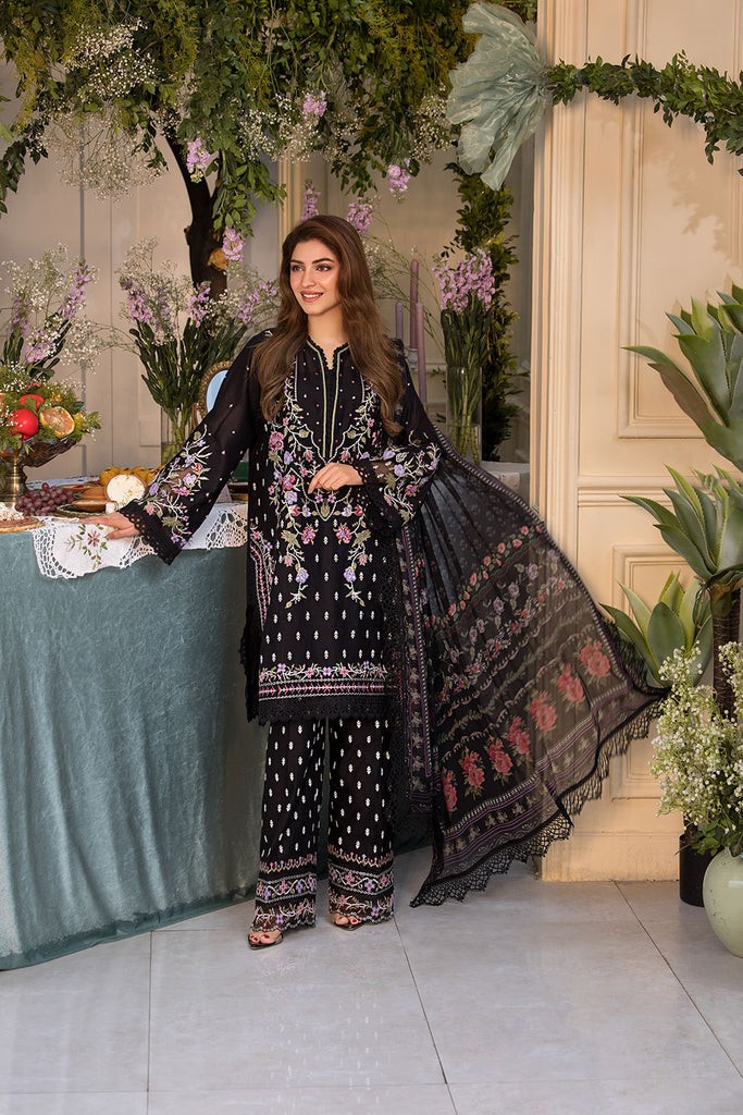 Sobia Nazir Vital Embroidered Lawn Unstitched 3Pc Suit VT25-05A
