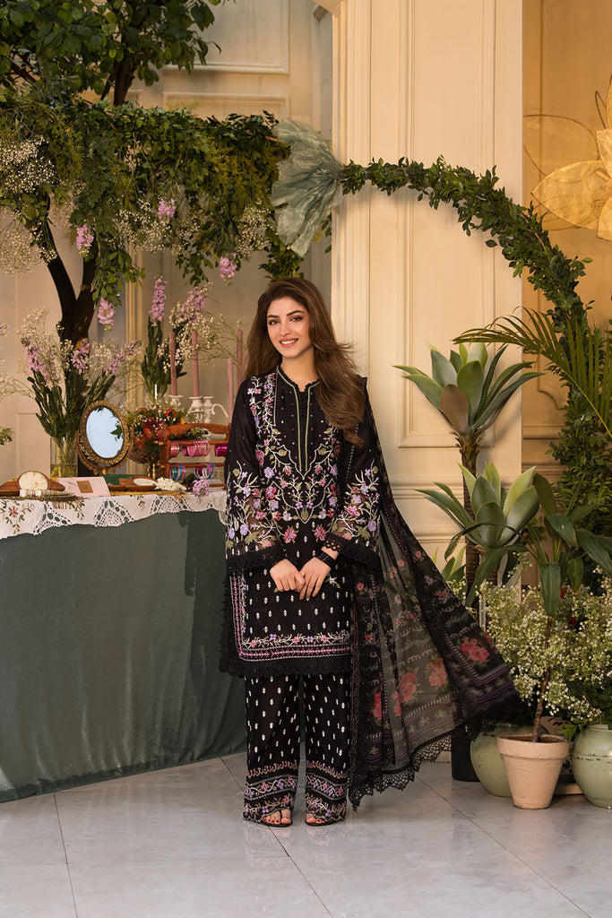 Sobia Nazir Vital Embroidered Lawn Unstitched 3Pc Suit VT25-05A
