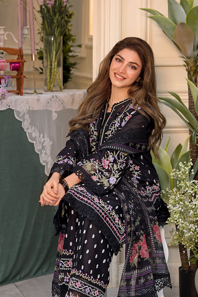 Sobia Nazir Vital Embroidered Lawn Unstitched 3Pc Suit VT25-05A