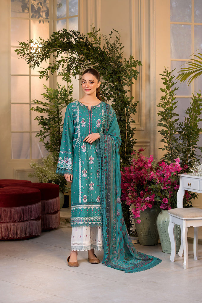 Sobia Nazir Vital Embroidered Lawn Unstitched 3Pc Suit VT25-06A