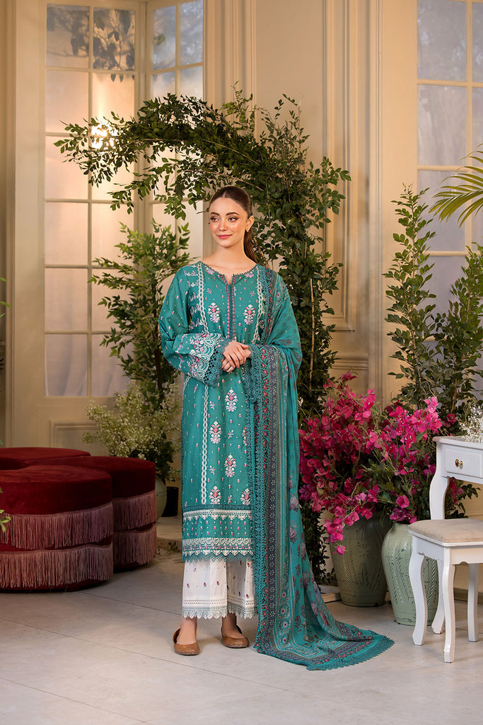 Sobia Nazir Vital Embroidered Lawn Unstitched 3Pc Suit VT25-06A