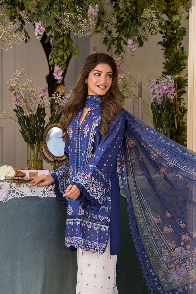Sobia Nazir Vital Embroidered Lawn Unstitched 3Pc Suit VT25-06B