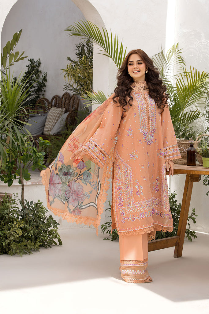 Sobia Nazir Vital Embroidered Lawn Unstitched 3Pc Suit VT25-07A