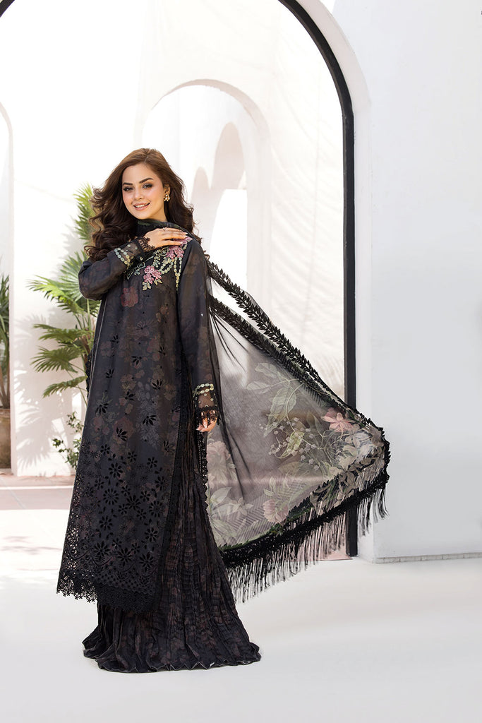 Sobia Nazir Vital Embroidered Lawn Unstitched 3Pc Suit VT25-08A