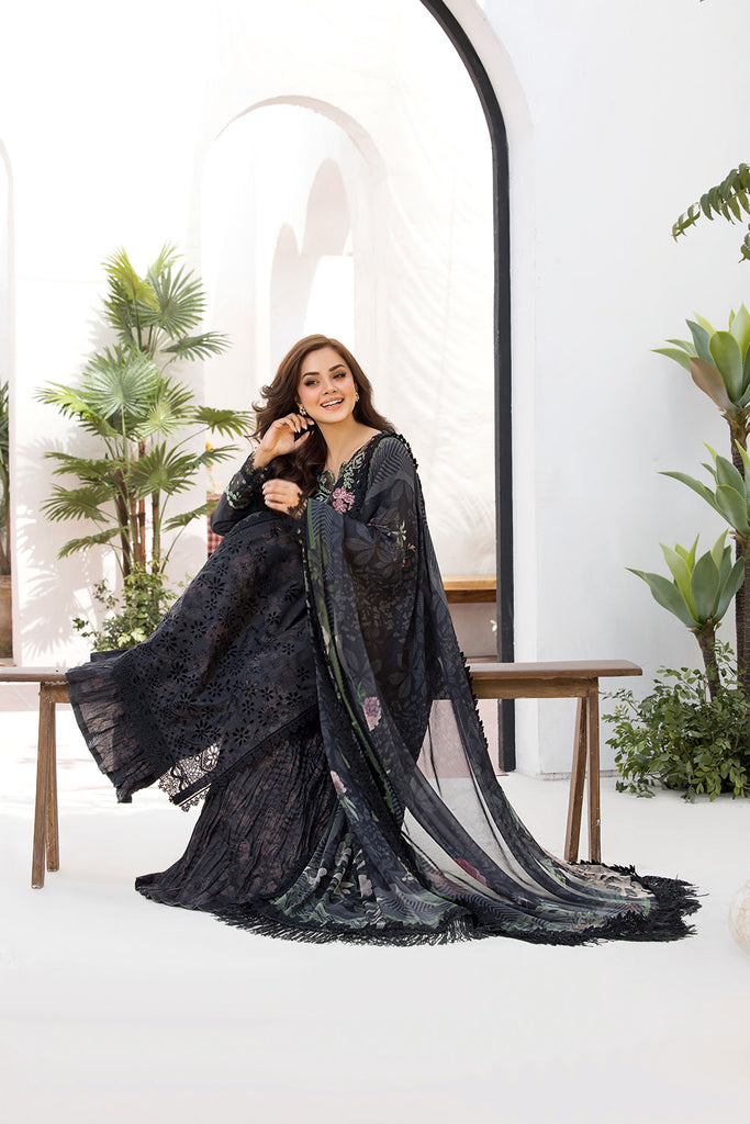 Sobia Nazir Vital Embroidered Lawn Unstitched 3Pc Suit VT25-08A