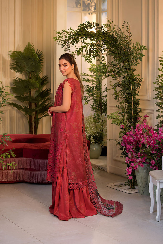 Sobia Nazir Vital Embroidered Lawn Unstitched 3Pc Suit VT25-08B