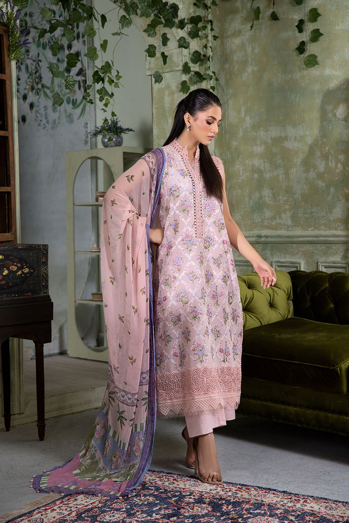 Sobia Nazir Vital Vol-02 Embroidered Lawn Unstitched 3Pc Suit VT25V2-10A